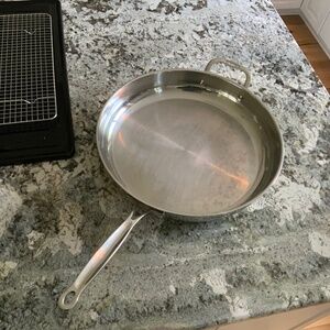 Cuisinart 722-36H Chef's Classic 14-Inch Helper Handle Skillet, Stainless Steel